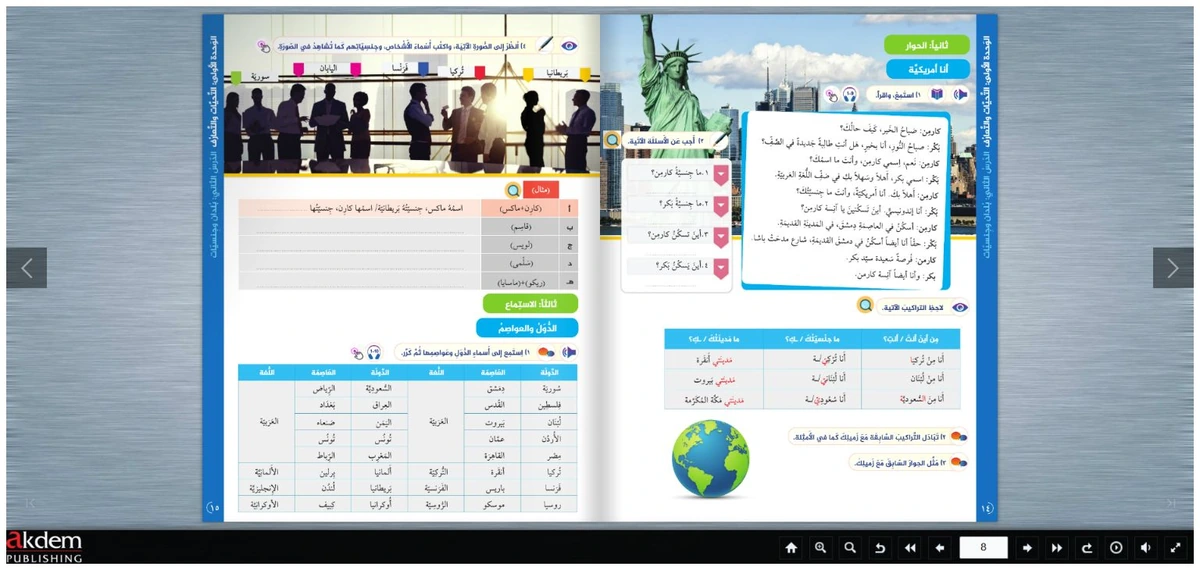 تطبيق اللوح الذكي · مفتاح العربية